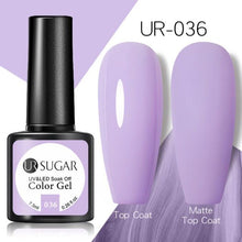Load image into Gallery viewer, Popular 2022 Modern New Elegant Silver Purple Nail Gel Polish 7.5ml UV Manicuring Elegant Glossy Colororful Stylish Nail Design For Women