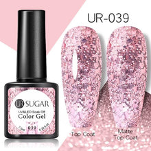 Load image into Gallery viewer, Popular 2022 Modern New Elegant Silver Purple Nail Gel Polish 7.5ml UV Manicuring Elegant Glossy Colororful Stylish Nail Design For Women