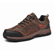 Load image into Gallery viewer, Popular Outdoor Casual Shoes Hiking Men High Quality Sneakers Mountain Climbing Work Footwear Hiking Shoes Low Cut Boots Leather Walking Shoes For Outdoor Training Casual Work
