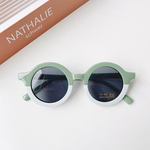 Load image into Gallery viewer, Popular Sunglasses For Children Boy/Girl New Elegant Leopard Double Color Cartoon Bear Shapes New Round Shape Sunglasses For Kids As Well As For Women And Men