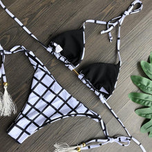 Load image into Gallery viewer, Popular Women's Beachwear Bikini Set Swimwear Push-Up Padded Swimsuit Floral Bikini Set Low Rise Ruffled Two Pieces Swimsuit Push Up Bathing Suit Swimwear