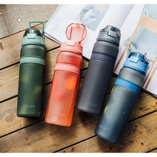 Load image into Gallery viewer, Portable 6 Colors Tritan Material Water Bottle With Straw Outdoor Sport Fitness Drinking Bottles Durable Plastic Bottle
