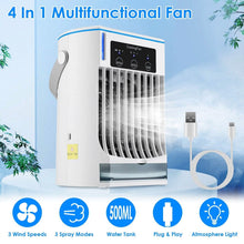 Load image into Gallery viewer, Portable Air Conditioner Fan Evaporative Humidifier 3 Speed Spray