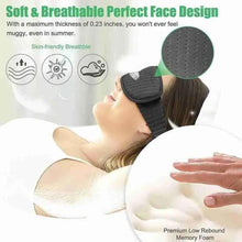Load image into Gallery viewer, Portable Black Block Light Eye Soft Comfortable Eye Cover For Travel/Light Sleepers/Meditation Elastic Silk Sleep Eye Mask Adjustable Eye Patch