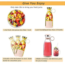 Load image into Gallery viewer, Portable Blender Bottle Electric Juicer