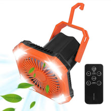 Load image into Gallery viewer, Portable Camping Lantern Fan 10000mAh Battery Powered with 4 Light Modes