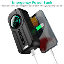 Load image into Gallery viewer, Portable Car Compressor Wireless Electric Air Pump 150 PSI with LED Light