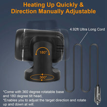 Load image into Gallery viewer, Portable Car Heater 2-in-1 Heating Cooling Fan