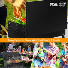 Load image into Gallery viewer, Portable Charcoal Grill Foldable BBQ Suitcase