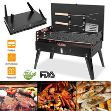 Load image into Gallery viewer, Portable Charcoal Grill Foldable BBQ Suitcase