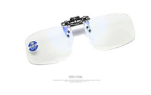 Load image into Gallery viewer, Portable Clip Reading Glasses For Women Anti Blue Light Blocking Presbyopic Eyeglasses For Men Computer Blue Light Blocking Reading Glasses Flexible Lightweight Anti Eyestrain Portable Readers Flip Clips Lens Magnifier +1.0 1.5 2.5