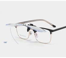 Load image into Gallery viewer, Portable Clip Reading Glasses For Women Anti Blue Light Blocking Presbyopic Eyeglasses For Men Computer Blue Light Blocking Reading Glasses Flexible Lightweight Anti Eyestrain Portable Readers Flip Clips Lens Magnifier +1.0 1.5 2.5
