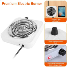 Load image into Gallery viewer, Portable Coil Heating Hot Plate Stove Countertop