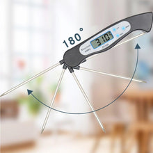 Load image into Gallery viewer, Portable Digital Kitchen Thermometer Food Cooking Meat Barbecue With Probe Food Thermometer Instant Read Meat Thermometer for Grill and Cooking Best Waterproof Ultra Fast Thermometer With Backlight & Calibration For Food Milk Water Cooking Kitchen Tools