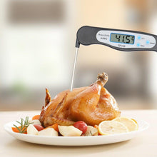 Load image into Gallery viewer, Portable Digital Kitchen Thermometer Food Cooking Meat Barbecue With Probe Food Thermometer Instant Read Meat Thermometer for Grill and Cooking Best Waterproof Ultra Fast Thermometer With Backlight & Calibration For Food Milk Water Cooking Kitchen Tools