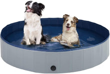 Load image into Gallery viewer, Portable Dog Swimming Pool Pet Bath Tub Foldable Leak-proof PVC Safe Pet Supplies with Drain Easy Clean Dog Accessories Foldable Dog Pool for Large Dogs Portable Plastic Hard Outdoor Swimming Pool Pet Bath Pool