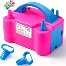 Load image into Gallery viewer, Portable Dual Nozzle Electric Air Balloon Pump and Tying Tool