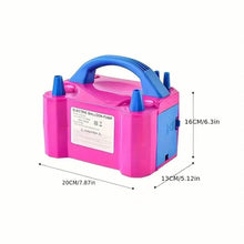 Load image into Gallery viewer, Portable Dual Nozzle Electric Air Balloon Pump and Tying Tool