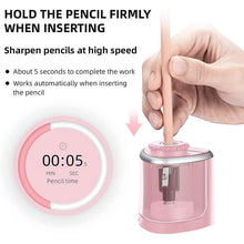Load image into Gallery viewer, Portable Electric Pencil Sharpeners