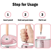 Load image into Gallery viewer, Portable Electric Pencil Sharpeners
