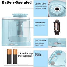 Load image into Gallery viewer, Portable Electric Pencil Sharpeners