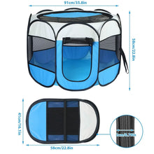 Load image into Gallery viewer, Portable Foldable Pet Playpen For Dogs Cats Other Pets
