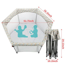 Load image into Gallery viewer, Portable Folding Playard for Babies, Toddler Indoor & Outdoor Play