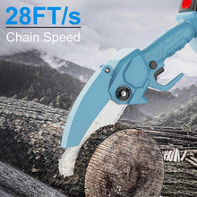 Load image into Gallery viewer, Portable Handheld Cordless Small Chain Saw Battery Powered