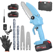 Load image into Gallery viewer, Portable Handheld Cordless Small Chain Saw Battery Powered