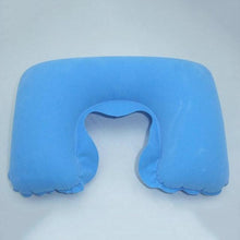Load image into Gallery viewer, Portable Inflatable U Shape Neck Comfortable Pillow Office Air Cushion Airplane Driving Nap Support Head Rest Travel Pillow Functional U-Shape Travel Pillow For Airplane Inflatable Neck Pillow Travel Accessories Comfortable Sleep Pillows