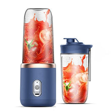 Load image into Gallery viewer, Portable Juicer Blender 300ml Electric Fruit Juicer USB Charging Lemon Orange Fruit Juicing Cup Smoothie Blender Machine Electric Fruit Juicer USB Charging Lemon Orange Fruit Juicing Cup Smoothie Blender Machine
