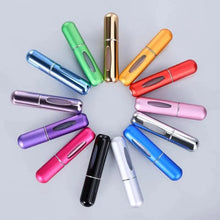 Load image into Gallery viewer, Portable Mini Refillable Atomizer Bottle Lightweight Container For Cosmetics Mini Aluminum Empty Bottle For Traveling Cute Little Bottle For Ladies 5ml