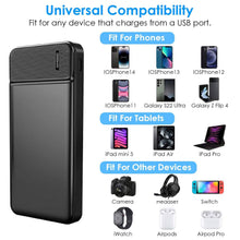 Load image into Gallery viewer, Portable Power Bank Phone Charger with 1 Micro USB Cable