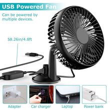 Load image into Gallery viewer, Portable Rotatable Car Cooling Fan