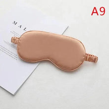 Load image into Gallery viewer, Portable Sleeping Eye Mask Cover Eye Patch Smooth Blindfold Rest Relax Eye Cover Soft And Comfortable Night Blindfold For Women