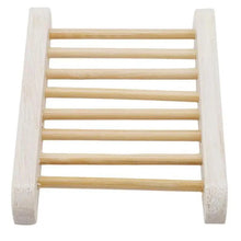 Load image into Gallery viewer, Portable Soap Dishes Natural Wood Soap Tray Holder Dish Storage Bath Shower Plate Home Bathroom Wash Soap Holder Home Bamboo Wood Soap Holder Bathroom Wooden Soap Case Hand Craft Bathtub Shower Dish Accessories