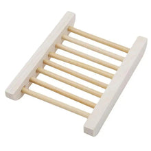 Load image into Gallery viewer, Portable Soap Dishes Natural Wood Soap Tray Holder Dish Storage Bath Shower Plate Home Bathroom Wash Soap Holder Home Bamboo Wood Soap Holder Bathroom Wooden Soap Case Hand Craft Bathtub Shower Dish Accessories