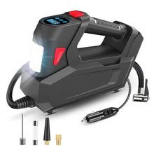Load image into Gallery viewer, Portable Tire Inflator 120 PSI Maximum 90W Powered Tire Pump with Digital Display LED