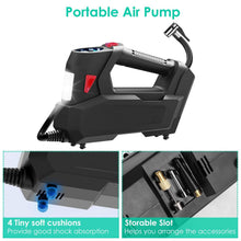 Load image into Gallery viewer, Portable Tire Inflator 120 PSI Maximum 90W Powered Tire Pump with Digital Display LED