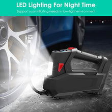 Load image into Gallery viewer, Portable Tire Inflator 120 PSI Maximum 90W Powered Tire Pump with Digital Display LED