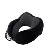 Load image into Gallery viewer, Portable U-Shape Magnetic Headrest 30x28cm Neck Pillow Memory Foam Travel Office Car Embrace Cervical Pillow Cotton Neck Pillow Cervical Vertebra Travel Portable Noon Break Aircraft Neck Pillow For Traveling Upgraded Travel Neck Pillow Travel Accessories