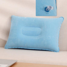 Load image into Gallery viewer, Portable Ultralight Inflatable Pillow PVC Nylon Air Pillow Sleep Cushion Travel Bedroom Hiking Beach Car Plane Head Rest Support Convenient Ultralight Inflatable Air Pillow Sleep Cushion Travel Bedroom Hiking Beach Car Plane