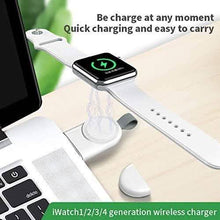 Load image into Gallery viewer, Portable USB Wireless Magnetic Fast Charging Compatible for Apple Watch Series