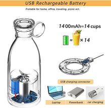 Load image into Gallery viewer, Portable White Blender Powered Blender Electric Juicer Mini Blender Multifunction Juice Maker Machine Blender Smoothies Juice Mixer