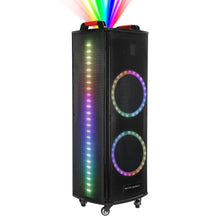 Load image into Gallery viewer, Portable Wireless Party Speaker Colorful Lights DJ PA System