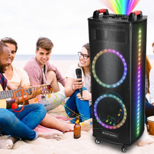 Load image into Gallery viewer, Portable Wireless Party Speaker Colorful Lights DJ PA System