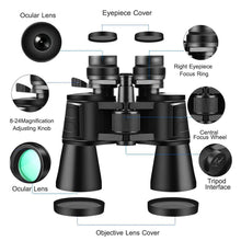 Load image into Gallery viewer, Portable Zoom Binoculars with FMC Lens