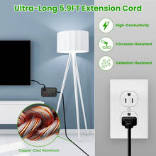 Load image into Gallery viewer, Power Strip with 5.9ft Extension