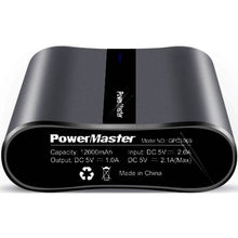 Load image into Gallery viewer, Powermaster 12000mAh Portable Charger with Dual USB Ports 3.1A Output