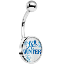 Load image into Gallery viewer, Hello Winter Snowflake Belly Ring